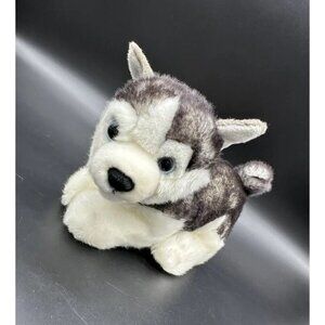 Siberian Husky Dog Toy Stuffed Animal Miyoni Aurora Plush Bean Filled Realistic